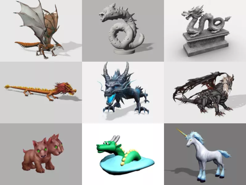 Top 12 Free 3D Legendary Models Newest 2022