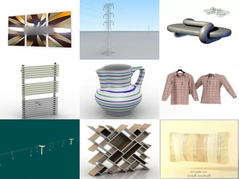 Top 12 Lines 3D Models for Rendering Latest 2022