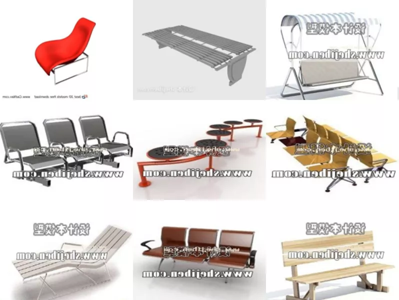 Top 12 Outdoor Chair 3D Models for Free Latest 2022