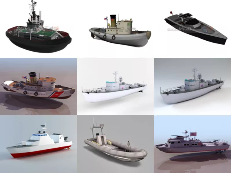 Top 12 Patrol Boat 3D Models for Rendering Latest 2022