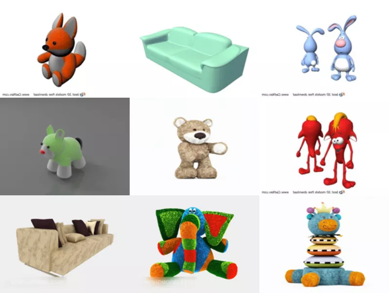 Top 12 Plush 3D Models Most Recent 2022