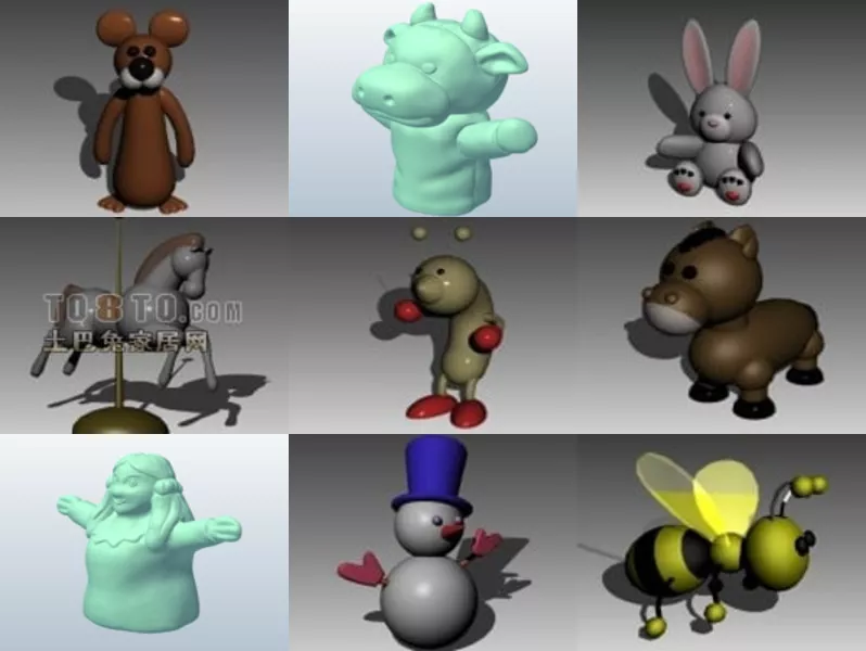 Top 12 Puppet 3D Models Newest 2022