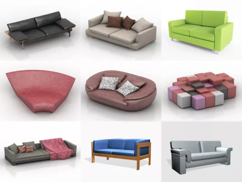 Top 12 Free 3D Settee Models Latest 2022