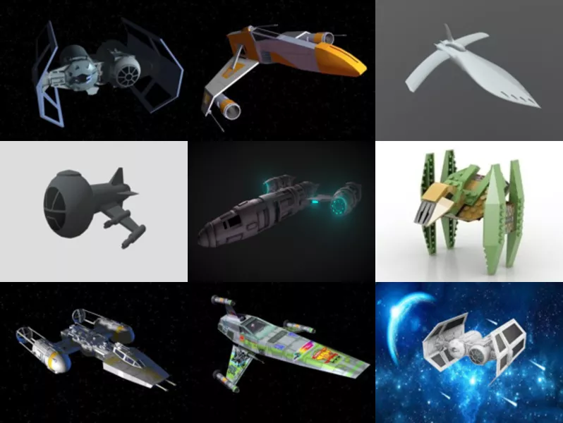Top 12 Starfighter 3D Models for Design Newest 2022