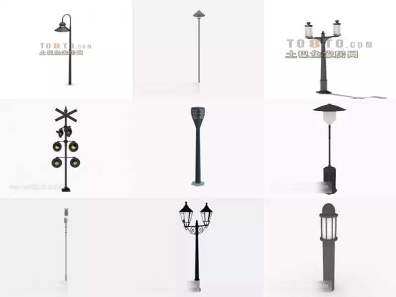 Top 12 Streetlight 3D Models for Design Most Recent 2022