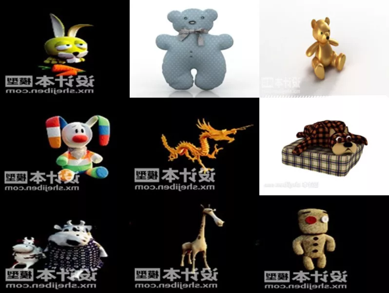 Top 12 Free 3D Stuffed Toy Models for Free Latest 2022