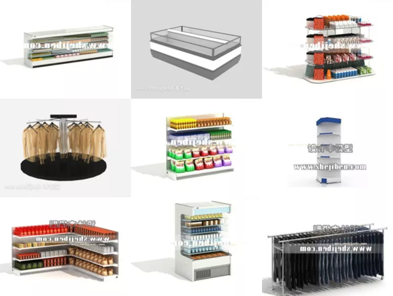 Top 12 Supermarket Shelf 3D Models Stuff Most Recent 2022