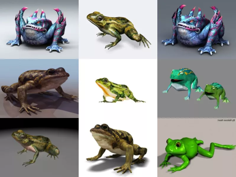 Top 12 Toad 3D Models for Rendering Latest 2022
