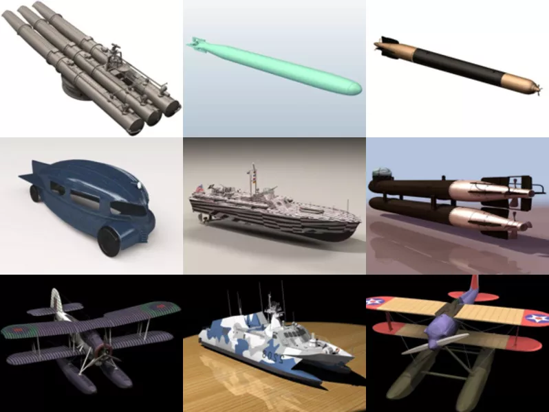 Top 12 Torpedo 3D Models Latest 2022