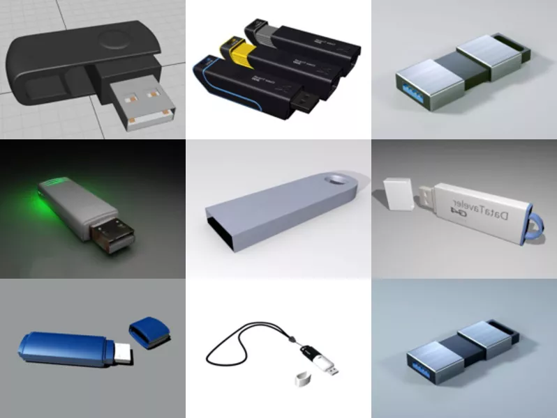 Top 12 Usb Flash Drive 3D Models Most Recent 2022