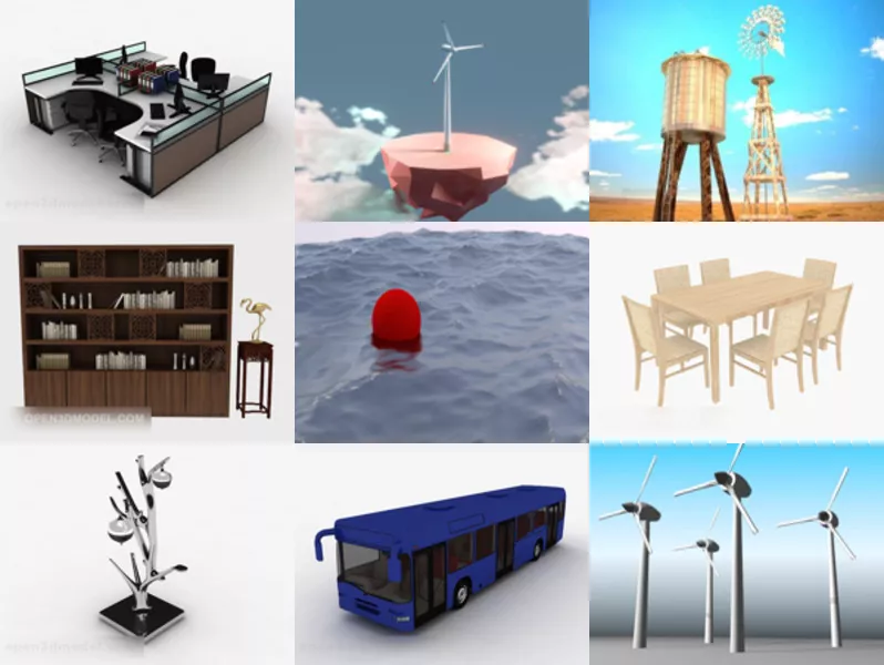 Top 12 Wind 3D Models Newest 2022