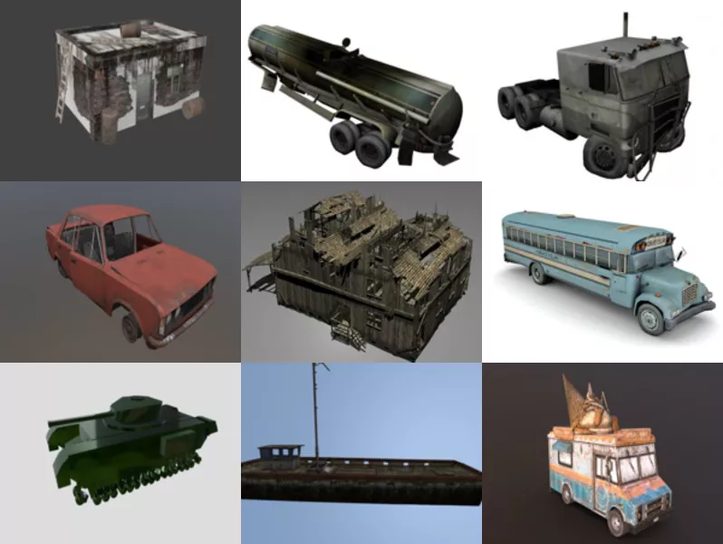 Top 12 Wrecked 3D Models Resources Most Recent 2022