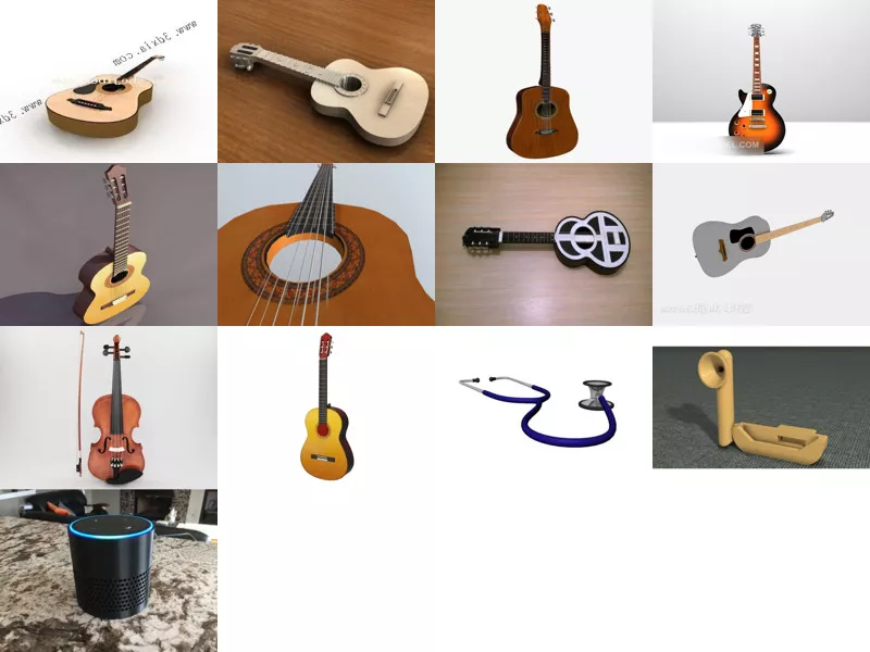 Top 13 Acoustic 3D Models for Design Latest 2022
