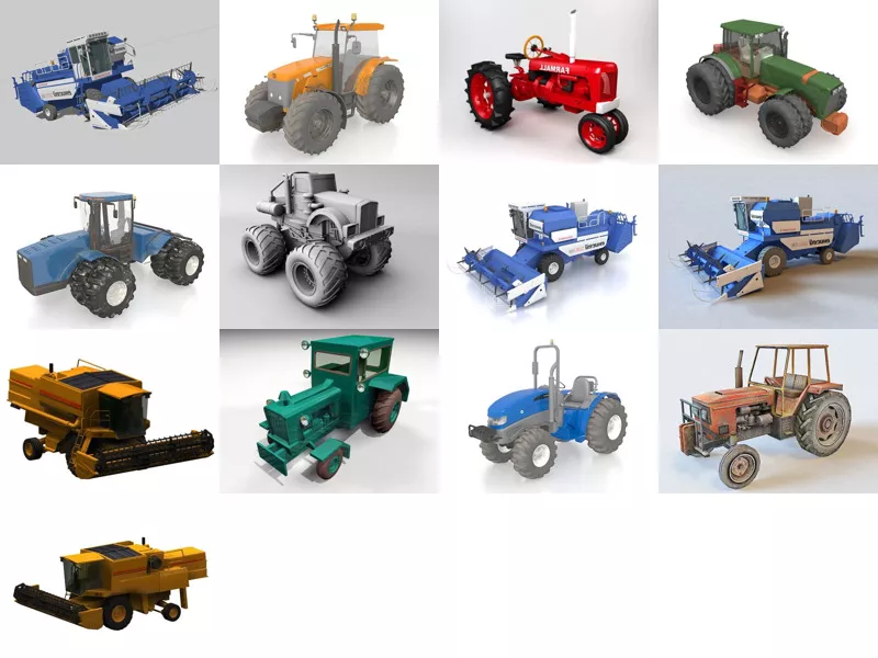 Top 13 Agricultural Machinery 3D Models Stuff Newest 2022
