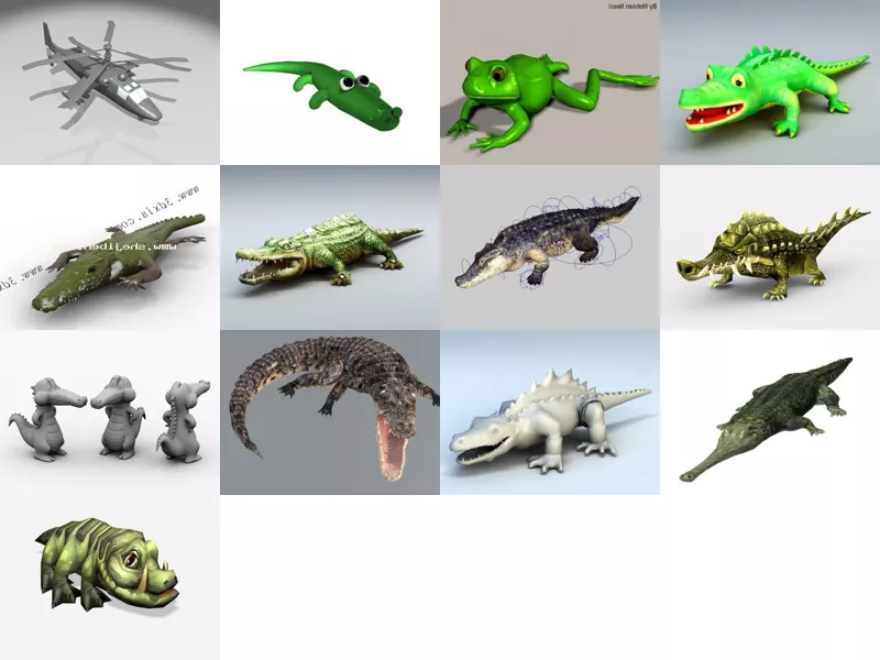Top 13 Alligator 3D Models Newest 2022