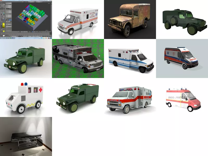 Top 13 Ambulance 3D Models Resources Most Recent 2022