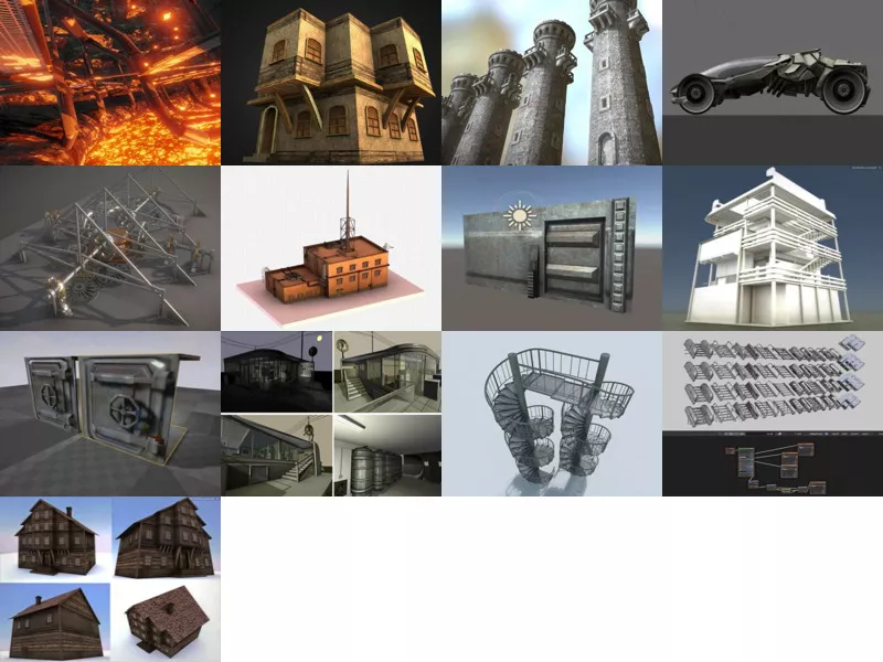 Top 13 Arkitektur 3D Models for Design Latest 2022