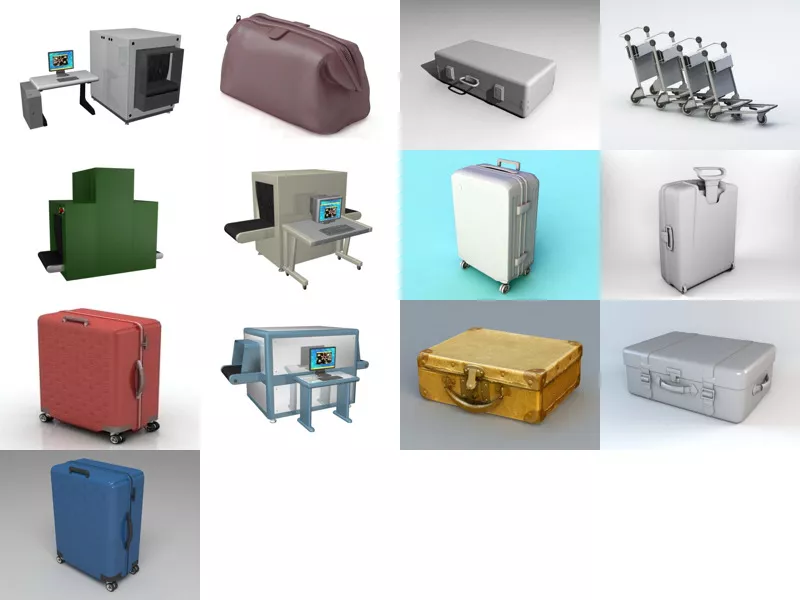 Top 13 Baggage 3D Models for Rendering Most Recent 2022