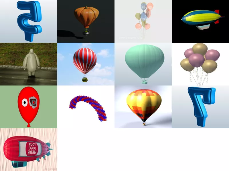 Top 13 Balloon 3D Models Most Recent 2022
