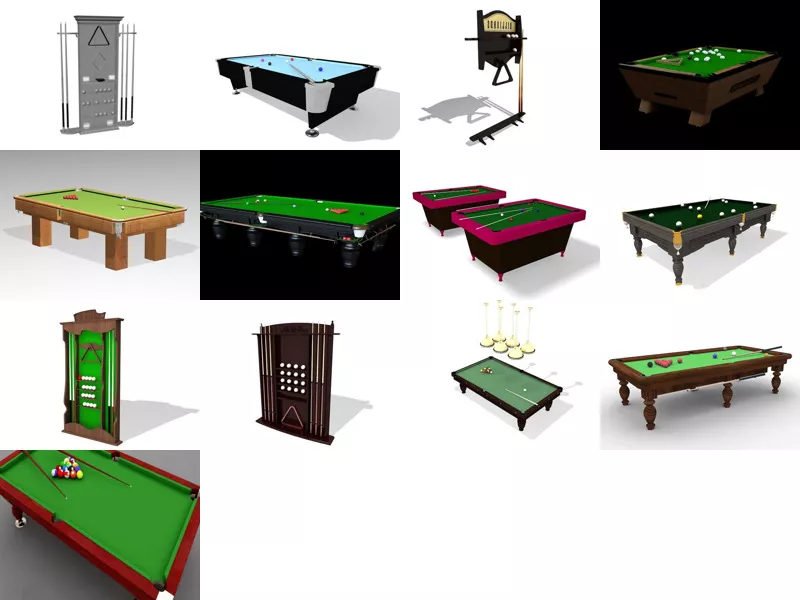 Top 13 Billiard Cue 3D Models Stuff Latest 2022