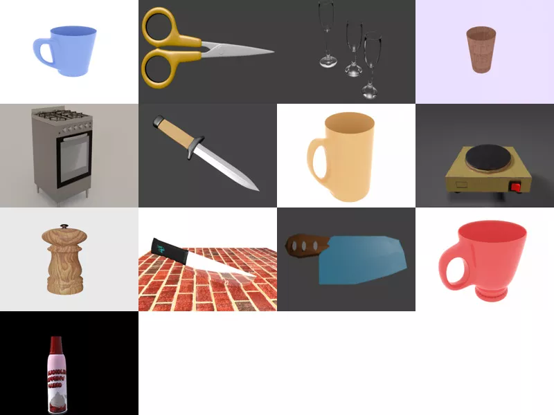 Top 13 Blender Kitchen 3D Models Most Recent 2022