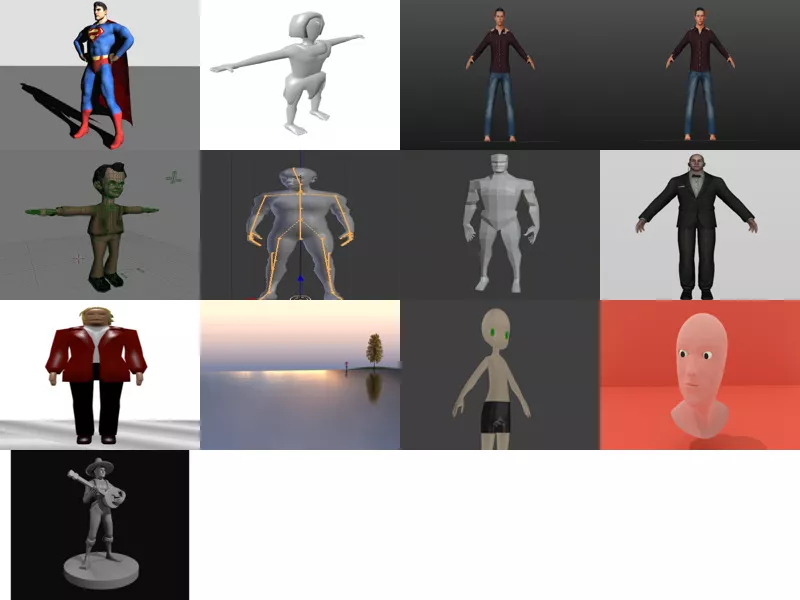 Top 13 Blender Male 3D Models Resources Newest 2022