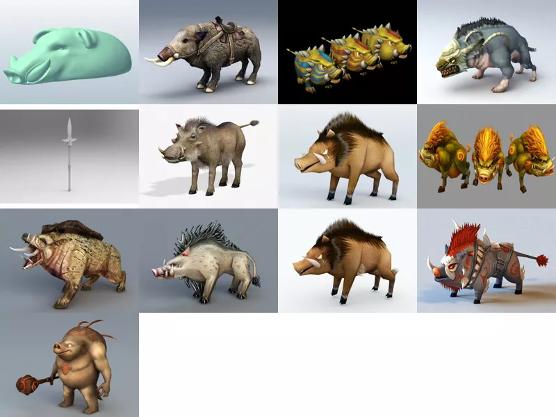 Top 13 Boar 3D Models Resources Latest 2022