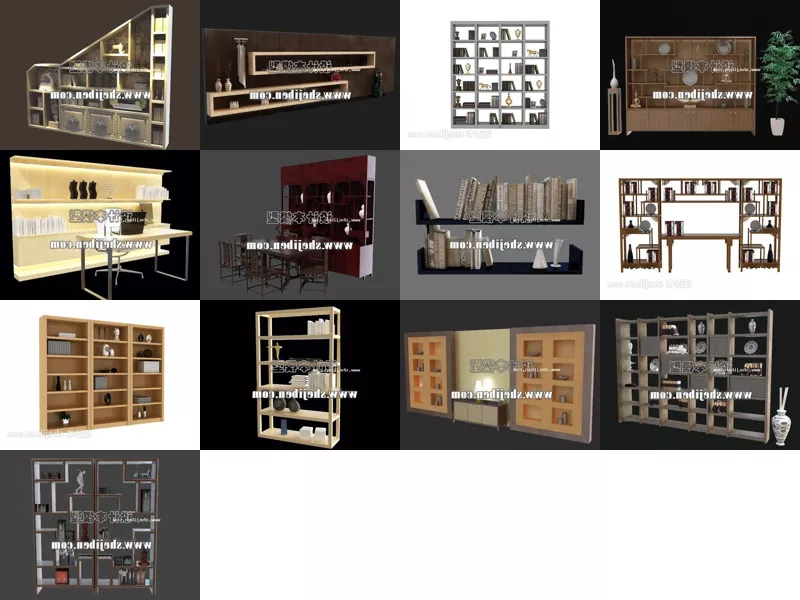 Top 13 Book Shelf 3D Models for Design Most Recent 2022