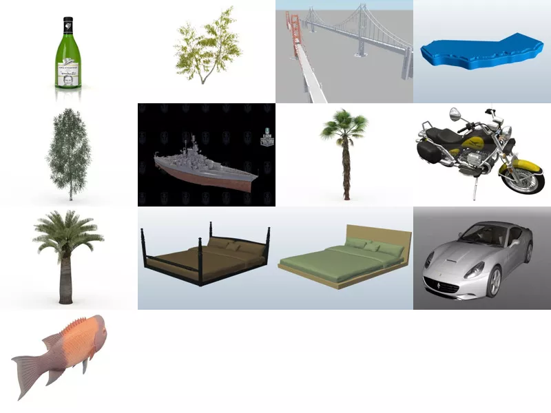 Top 13 California 3D Models Stuff Most Recent 2022