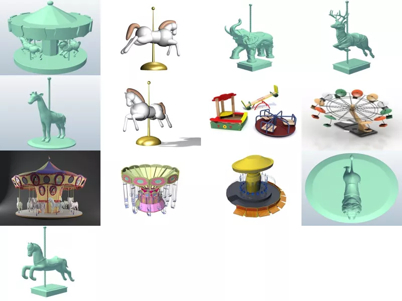 Top 13 Carousel 3D Models Resources Most Recent 2022