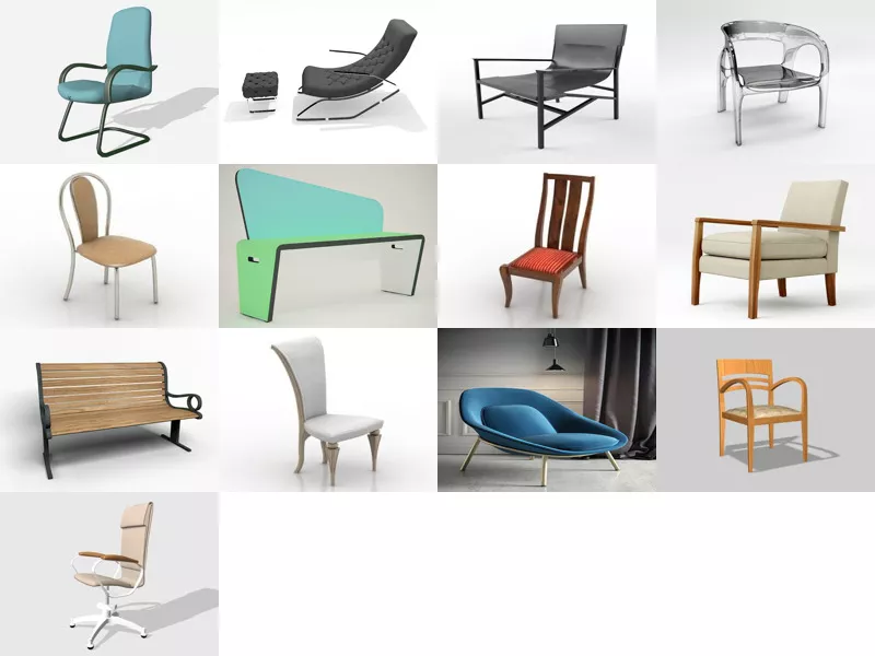 Top 13 Free 3D Chair Models Resources Newest 2022