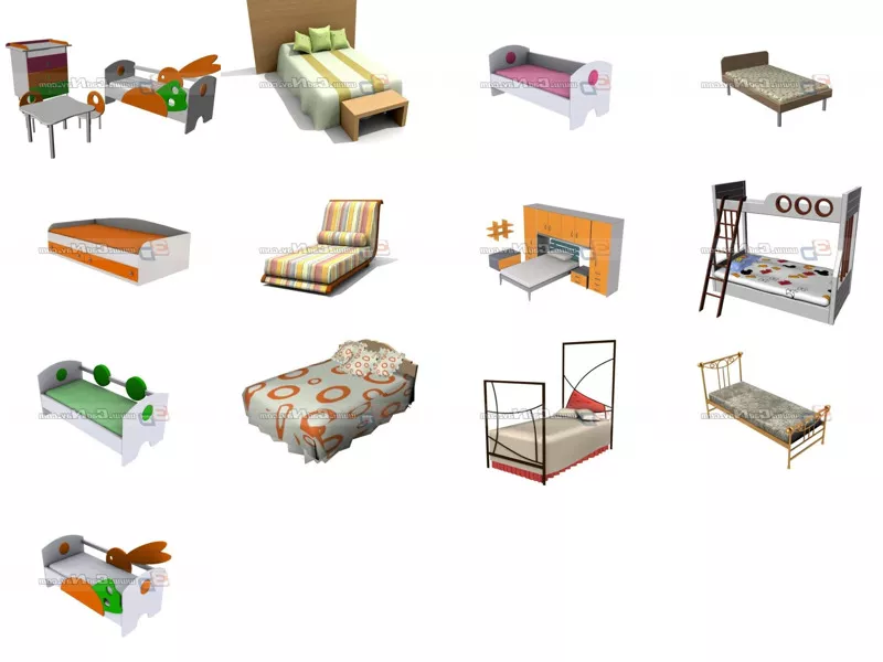 Top 13 Children Beds 3D Models Resources Most Recent 2022