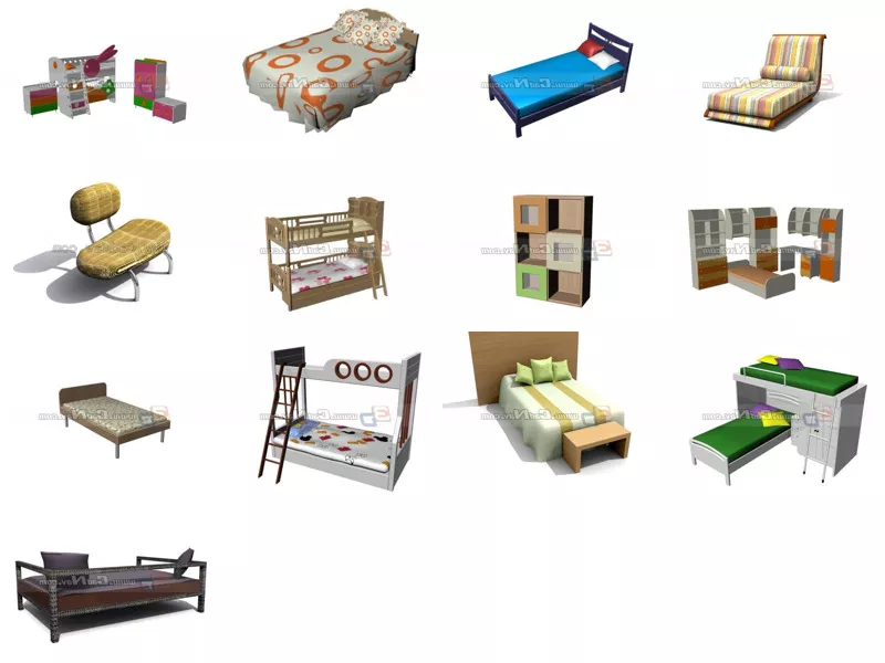 Top 13 Children Furniture 3D Models Stuff Latest 2022