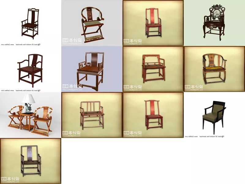 Top 13 Chinese Chair 3D Models Resources Newest 2022