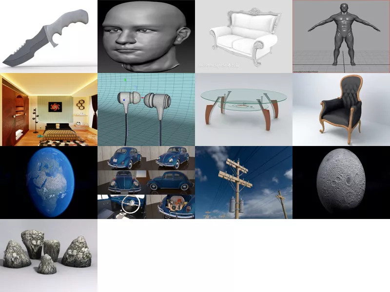 Top 13 Detailed 3D Models for Free Most Recent 2022