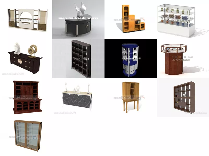 Top 13 Display Cabinet 3D Models Stuff Latest 2022