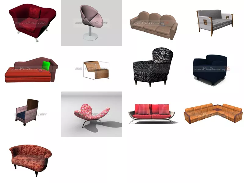 Top 13 Free 3D Fabric Sofa Models Most Recent 2022