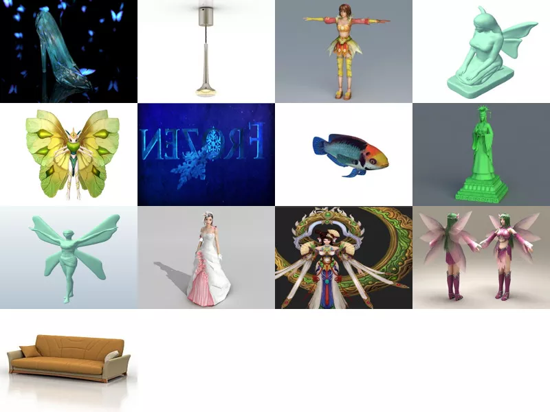 Top 13 Fairy 3D Models Most Recent 2022