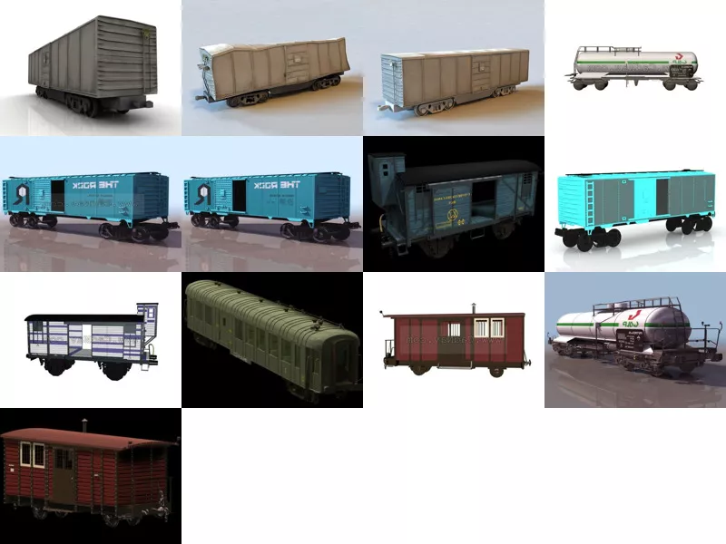 Top 13 Freight Train 3D Models Most Recent 2022
