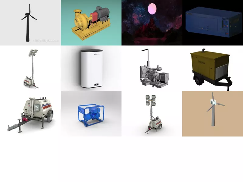 Top 13 Generator 3D Models Most Recent 2022
