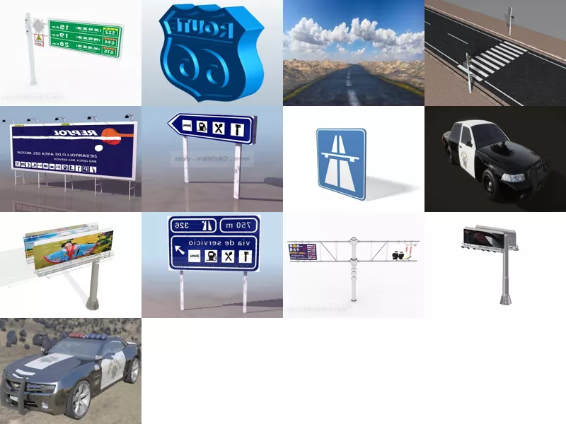 Top 13 Highway 3D Models Most Recent 2022