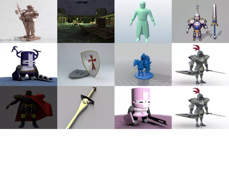 Top 13 Knight 3D Models Stuff Most Recent 2022