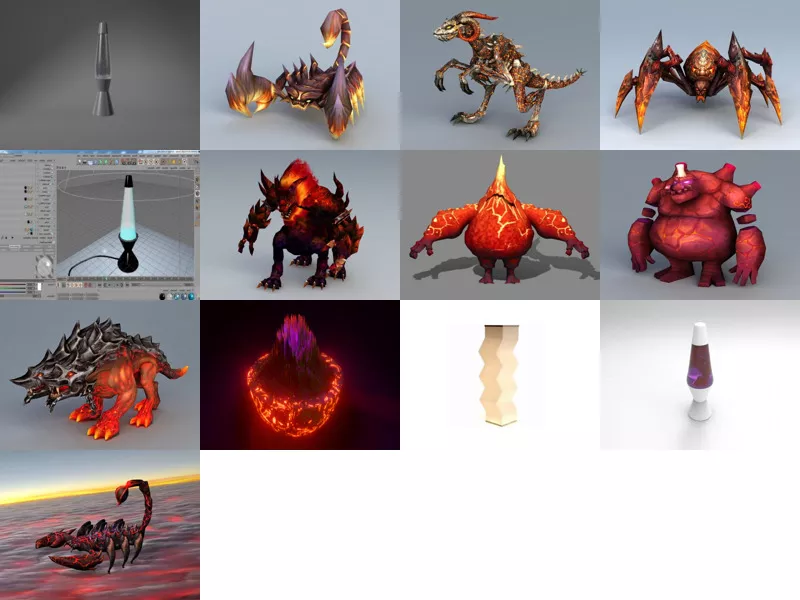 Top 13 Lava 3D Models Newest 2022