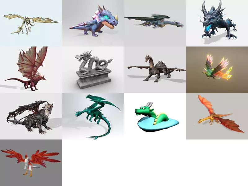 Top 13 Free 3D Legendary Creature Models for Free Newest 2022