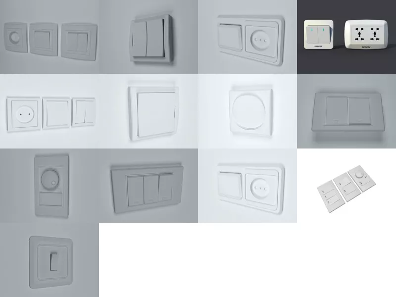 Top 13 Light Switch 3D Models for Free Latest 2022
