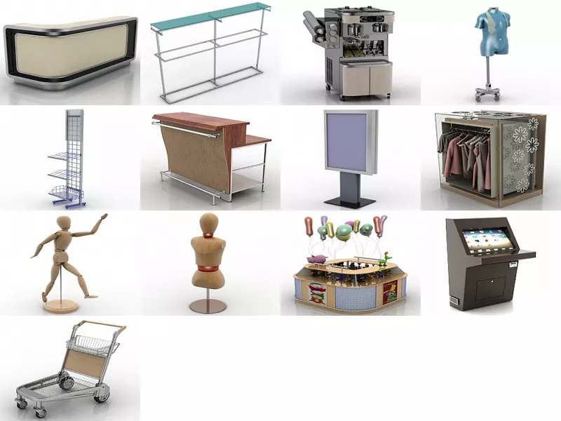 Top 13 Market Salon 3D Models Resources Newest 2022