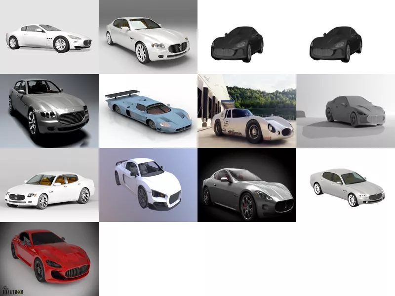Top 13 Maserati 3D Models for Free Most Recent 2022