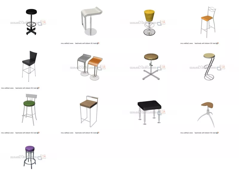 Top 13 Metal Stool 3D Models for Design Latest 2022