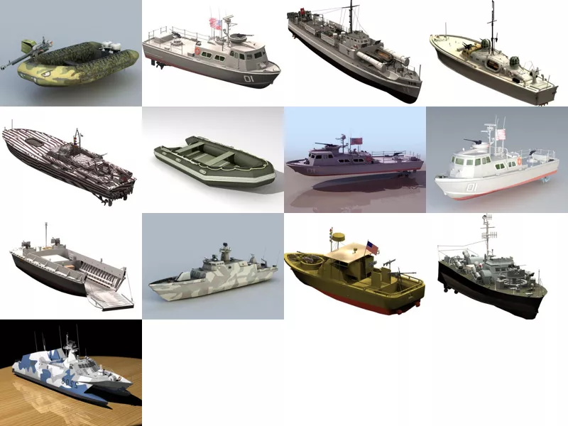 Top 13 Military Boat 3D Models Stuff Latest 2022