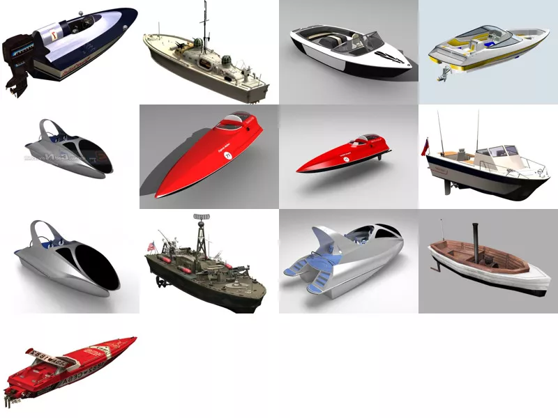 Top 13 Motorboat 3D Models Stuff Newest 2022